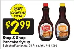 Stop&Shop Stop & Shop Pancake Syrup offer