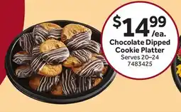 Stop&Shop Chocolate Dipped Cookie Platter offer