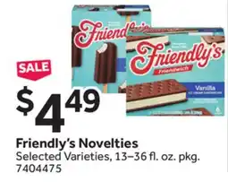 Stop&Shop Friendly's Novelties offer