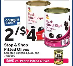Stop&Shop Stop & Shop Pitted Olives offer