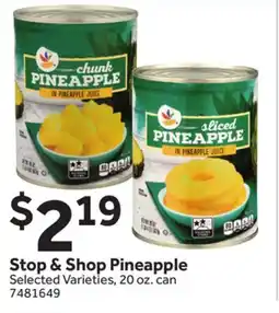 Stop&Shop Stop & Shop Pineapple offer