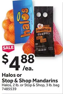 Stop&Shop Halos or Stop & Shop Mandarins offer
