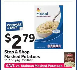 Stop&Shop Stop & Shop Mashed Potatoes offer