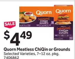 Stop&Shop Quorn Meatless ChiQin or Grounds offer