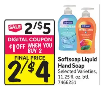 Stop&Shop Softsoap Liquid Hand Soap offer