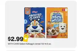 CVS Select Kellogg's cereal offer