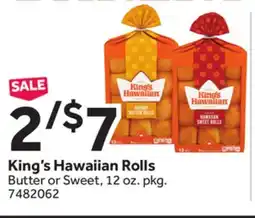 Stop&Shop King's Hawaiian Rolls offer