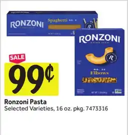 Stop&Shop Ronzoni Pasta offer