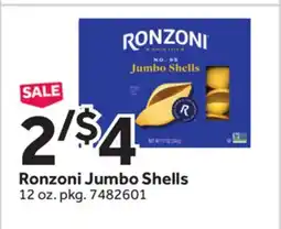 Stop&Shop Ronzoni Jumbo Shells offer