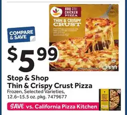 Stop&Shop Stop & Shop Thin & Crispy Crust Pizza offer