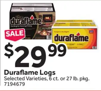 Stop&Shop Duraflame Logs offer