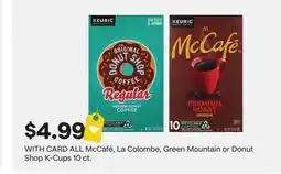 CVS ALL McCafé, La Colombe, Green Mountain or Donut Shop K-Cups offer