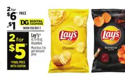 Dollar General Lay's 4.75-8 oz offer
