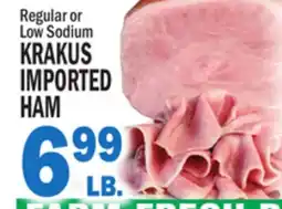 Bravo Supermarkets KRAKUS IMPORTED HAM offer