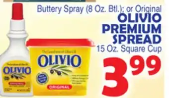 Bravo Supermarkets OLIVIO PREMIUM SPREAD, 15 Oz. Square Cup offer