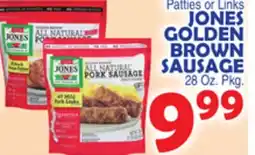 Bravo Supermarkets JONES GOLDEN BROWN SAUSAGE offer