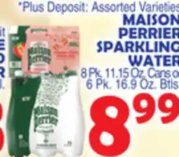 Bravo Supermarkets MAISON PERRIER SPARKLING WATER offer