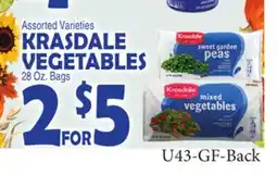 Bravo Supermarkets KRASDALE VEGETABLES offer