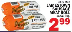Bravo Supermarkets JAMESTOWN SAUSAGE MEAT ROLL offer