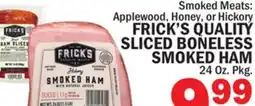 Bravo Supermarkets FRICK'S QUALITY SLICED BONELESS SMOKED HAM offer