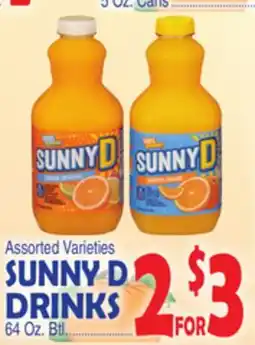 Bravo Supermarkets SUNNY D DRINKS offer