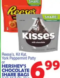 Bravo Supermarkets HERSHEY'S CHOCOLATE SHARE BAGS offer