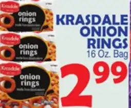 Bravo Supermarkets KRASDALE ONION RINGS offer