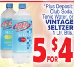 Bravo Supermarkets VINTAGE SELTZER offer