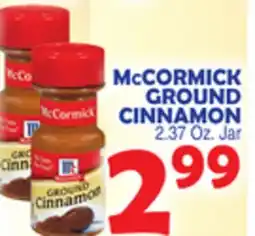 Bravo Supermarkets MCCORMICK GROUND CINNAMON offer