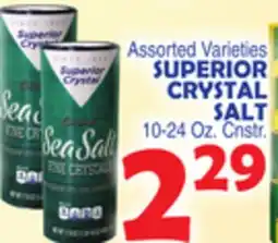 Bravo Supermarkets SUPERIOR CRYSTAL SALT offer