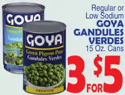 Bravo Supermarkets GOYA GANDULES VERDES offer