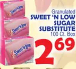 Bravo Supermarkets SWEET'N LOW SUGAR SUBSTITUTE offer