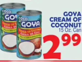 Bravo Supermarkets GOYA CREAM OF COCONUT offer