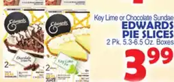 Bravo Supermarkets EDWARDS PIE SLICES offer