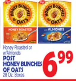 Bravo Supermarkets POST HONEY BUNCHES OF OATS offer