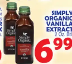 Bravo Supermarkets SIMPLY ORGANIC VANILLA EXTRACT offer