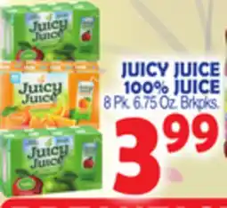 Bravo Supermarkets JUICY JUICE 100% JUICE offer