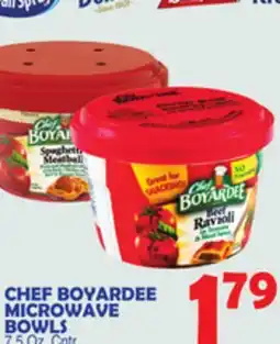 Bravo Supermarkets CHEF BOYARDEE MICROWAVE BOWLS offer