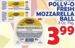 Bravo Supermarkets POLLY-O FRESH MOZZARELLA BALL offer