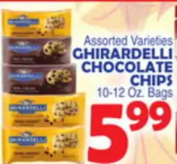 Bravo Supermarkets GHIRARDELLI CHOCOLATE CHIPS offer