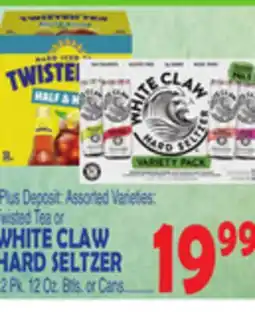 Bravo Supermarkets WHITE CLAW HARD SELTZER offer