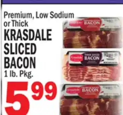 Bravo Supermarkets KRASDALE SLICED BACON offer
