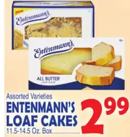Bravo Supermarkets ENTENMANN'S LOAF CAKES offer