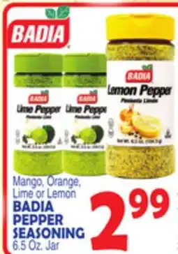 Bravo Supermarkets BADIA PEPPER SEASONING offer