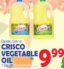 Bravo Supermarkets CRISCO VEGETABLE OIL offer