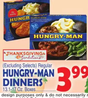 Bravo Supermarkets HUNGRY-MAN DINNERS offer