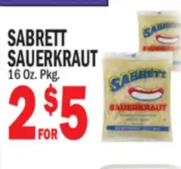 Bravo Supermarkets SABRETT SAUERKRAUT offer