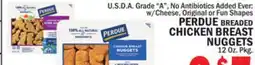 Bravo Supermarkets PERDUE breaded CHICKEN BREAST NUGGETS offer