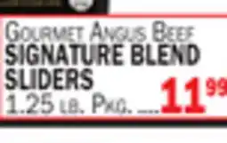 Bravo Supermarkets SIGNATURE BLEND SLIDERS offer