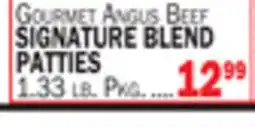 Bravo Supermarkets SIGNATURE BLEND PATTIES offer